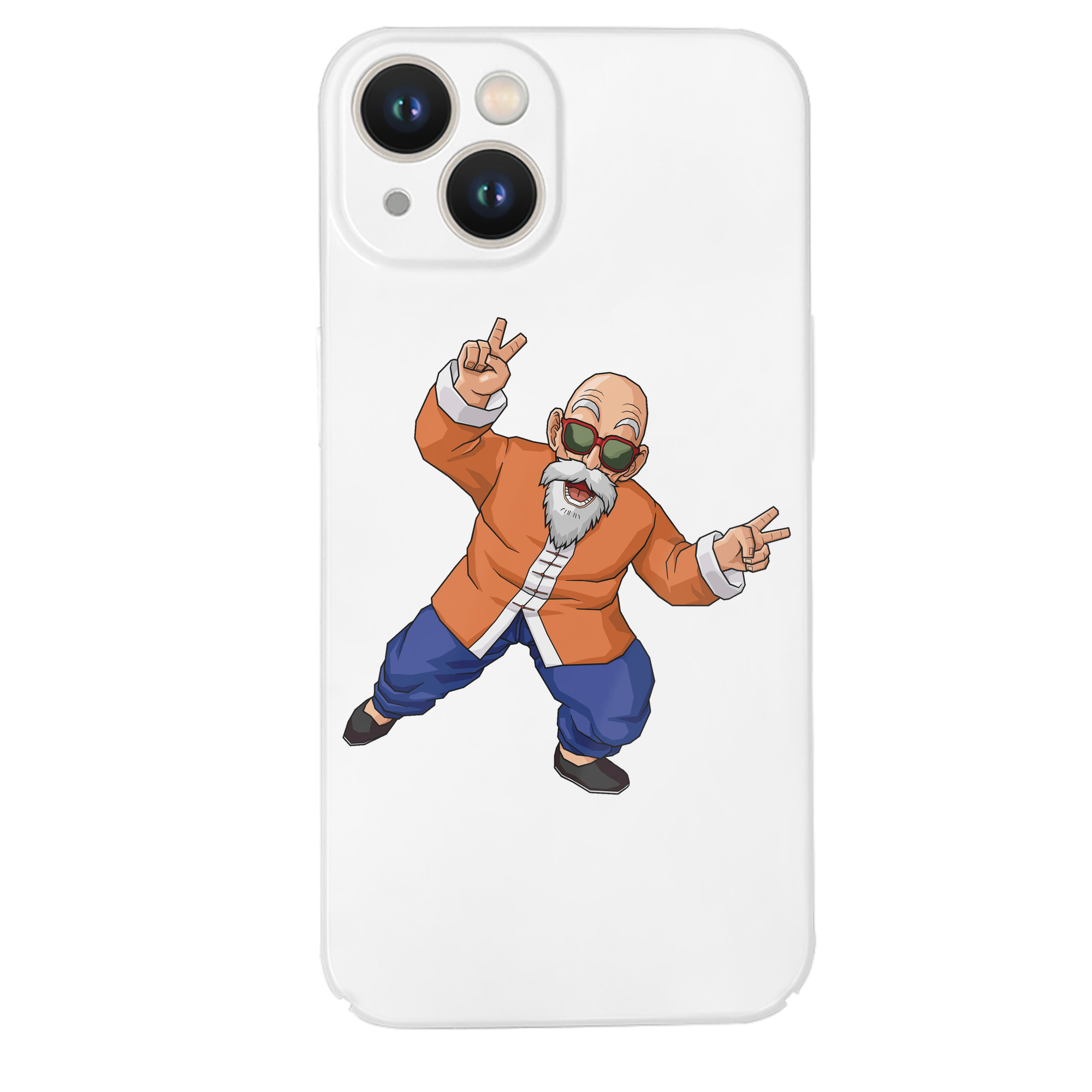 （画像用） ドラゴンボール 亀仙人（かめせんにん） DRAGON BALL Master Roshi Kame Sennin 【iPhone 14シリーズ対応】ハードケース